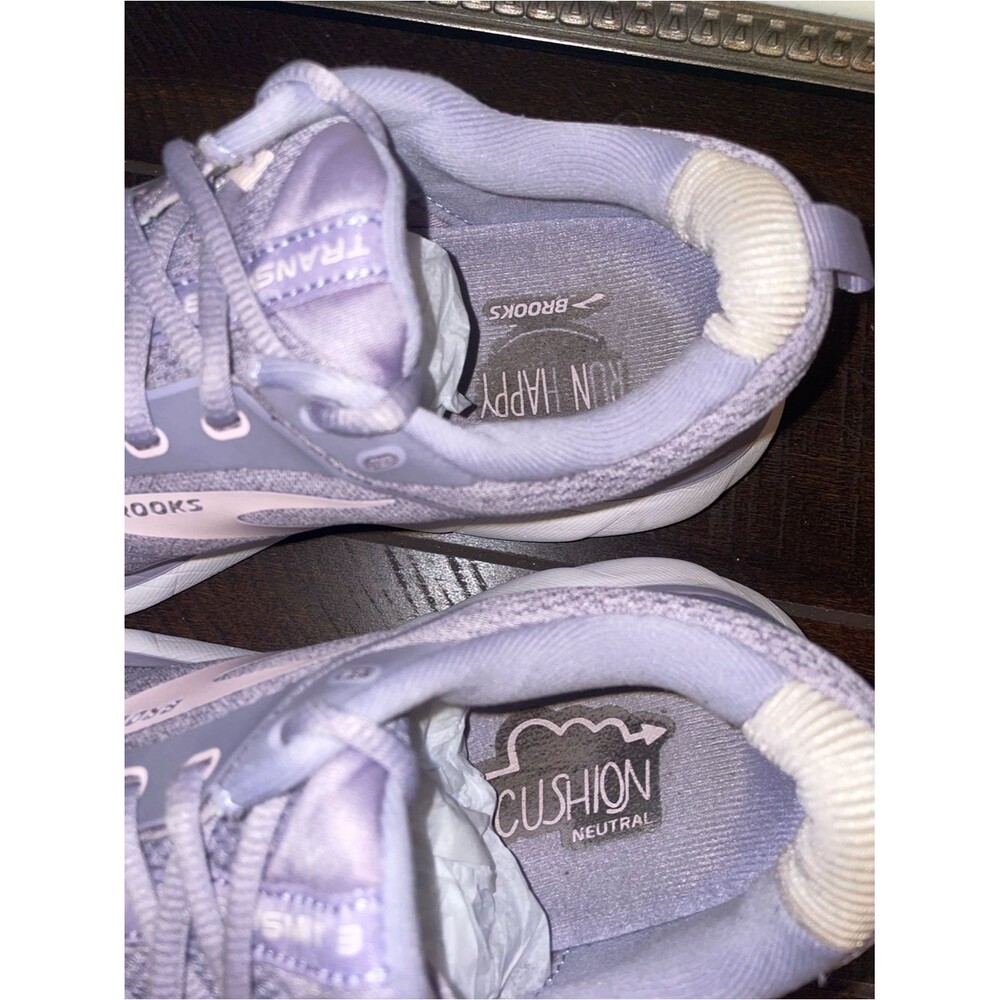 Brooks Transmit 3 Lavender Light Pink Running Sneakers Size 9.5 - Picture 12 of 15